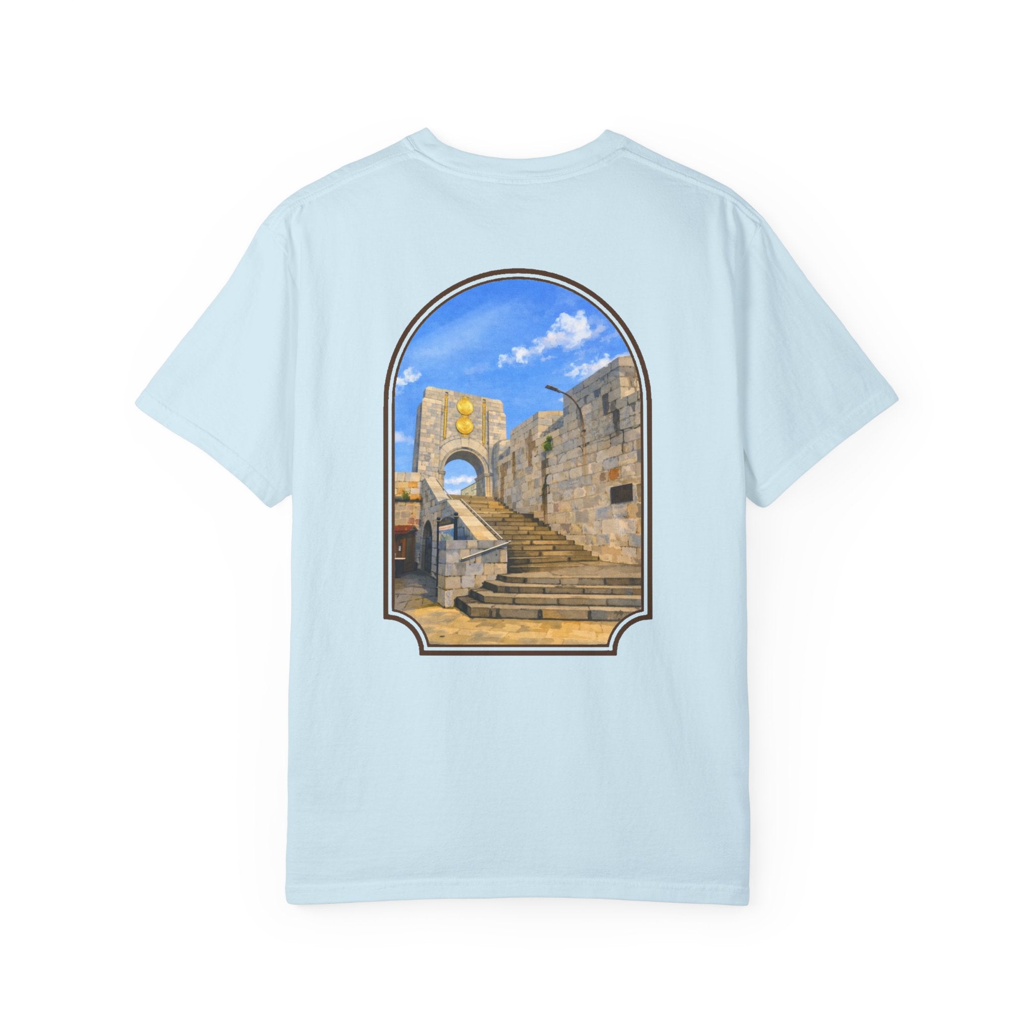 Gibraltar La Ecalera Americana T-Shirt | Premium Garment-Dyed Tee