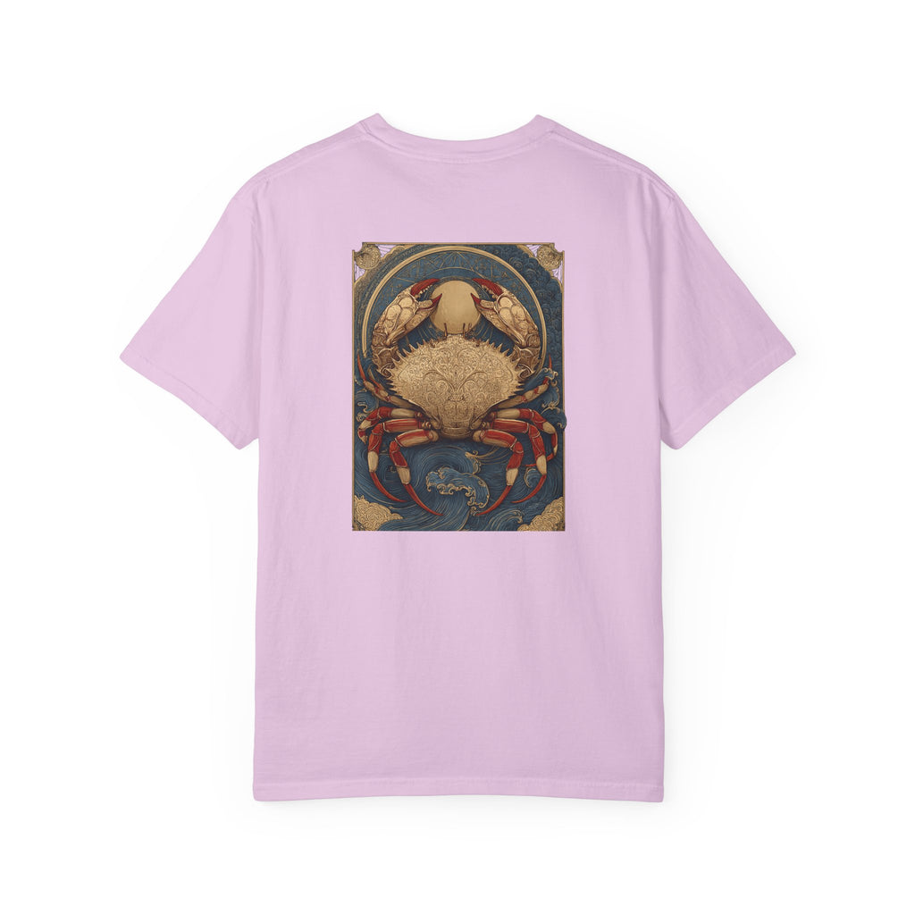 Zodiac Cancer T-Shirt — Premium Horoscope Art Cancer Astrology Tee