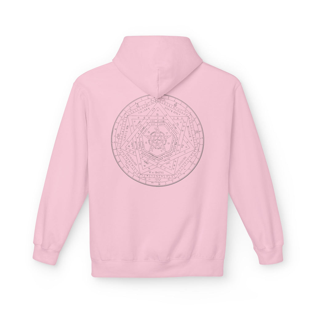 Sigillum Dei Aemeth Hoodie — Occult Symbolism Back Print | Enochian Magic Pullover