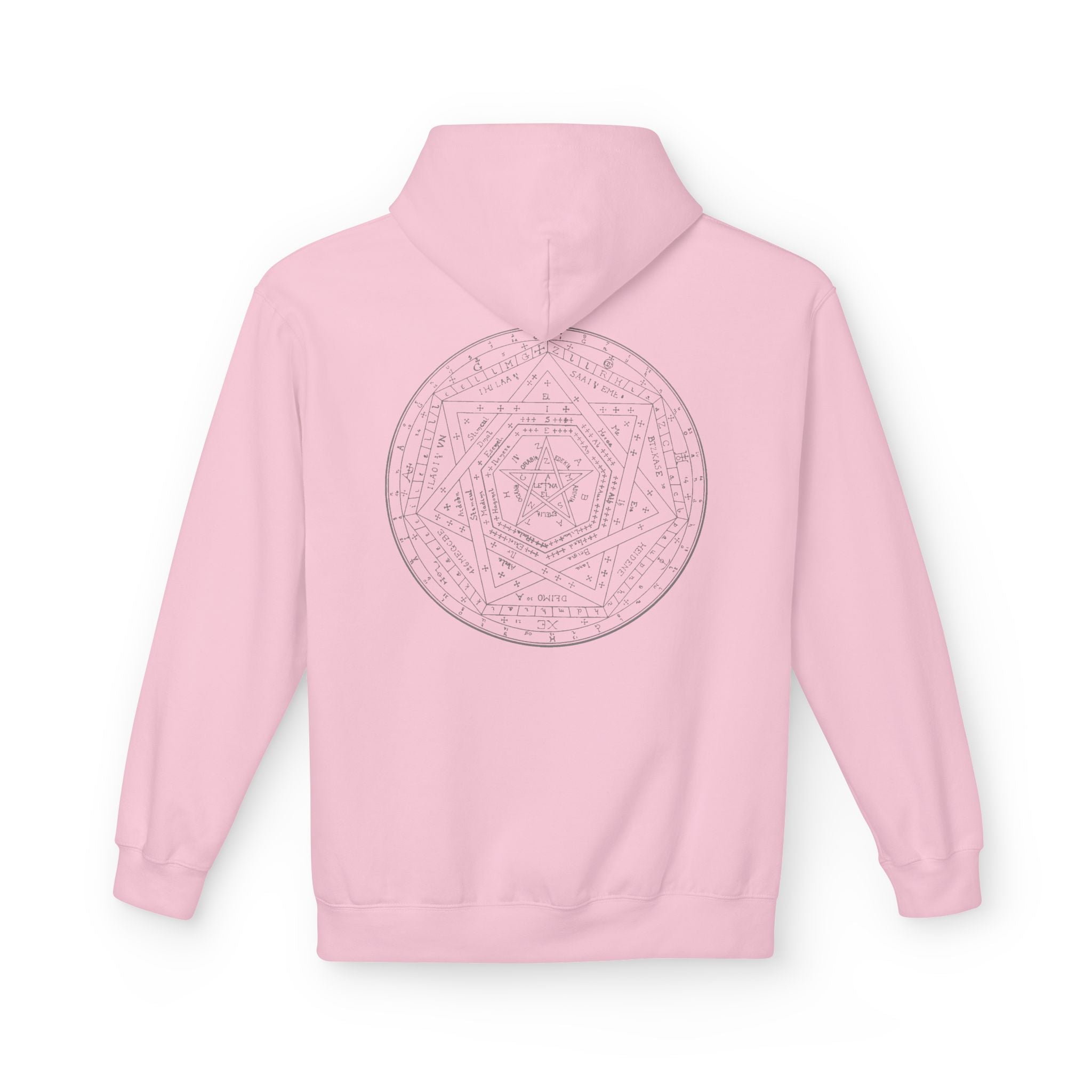 Sigillum Dei Aemeth Hoodie — Occult Symbolism Back Print | Enochian Magic Pullover