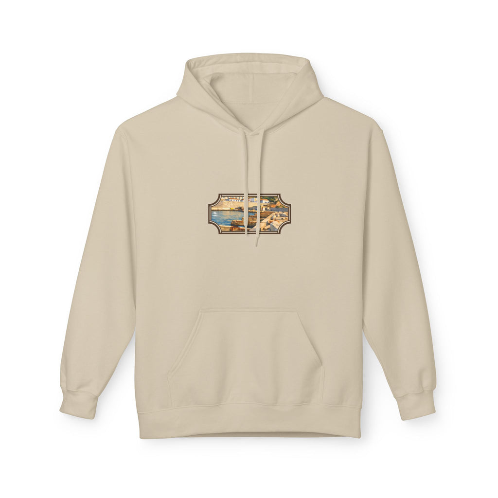 Gibraltar El Rolli Hoodie — Premium Harbor Window Art Hoodie | Gibraltar Heritage Apparel
