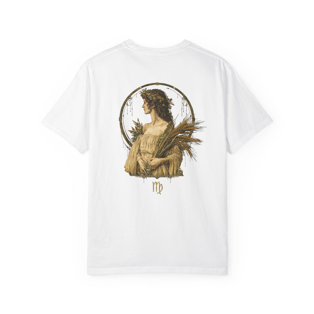 Zodiac Virgo T-Shirt — Horoscope Astrology Wheat Maiden Tee