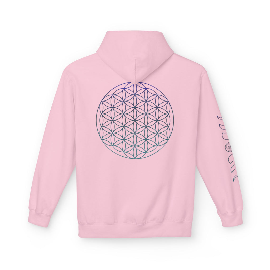Flower of Life Hoodie — Geometric Sacred Geometry Pullover | Spiritual Design