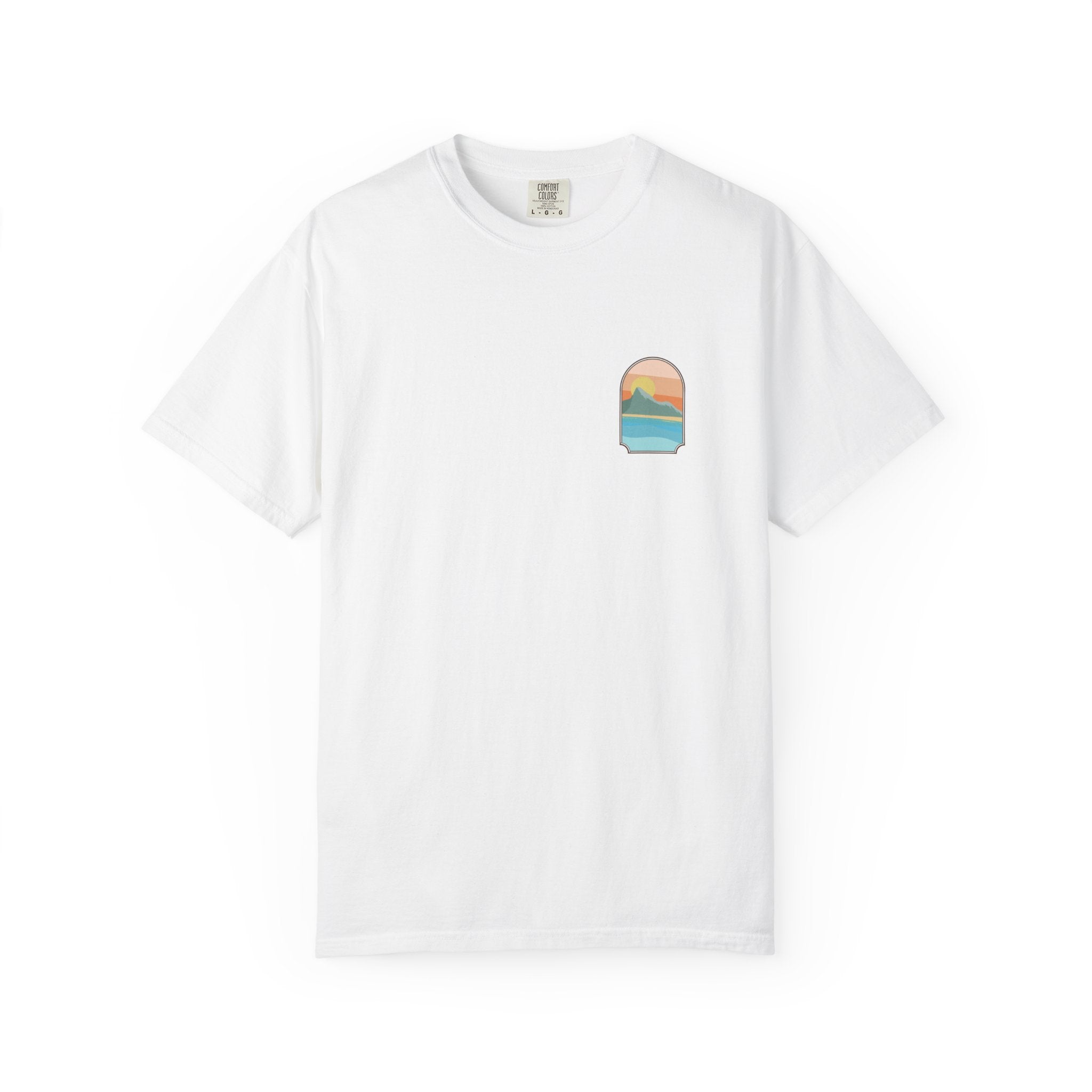 Rock of Gibraltar T-Shirt — Del Levante Coastal Art Graphic Tee | Mediterranean Landmark