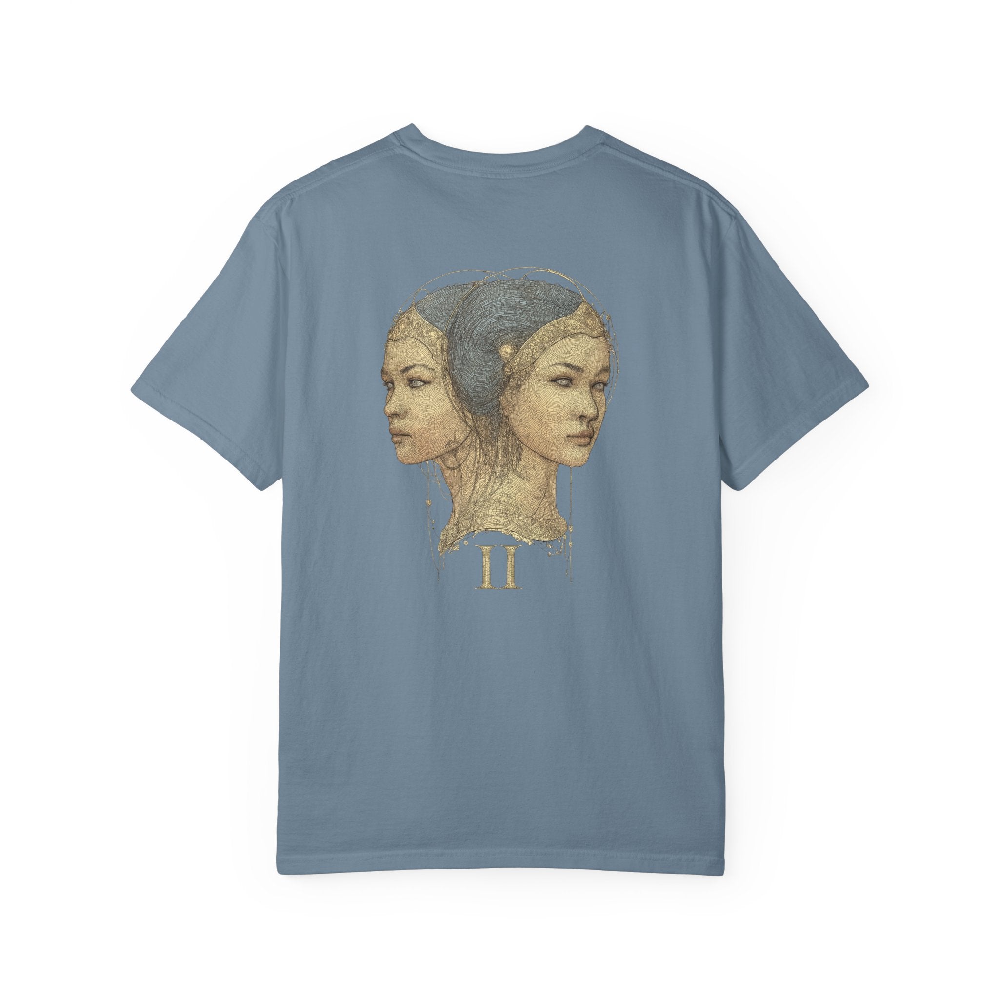Zodiac Gemini T-Shirt — Premium Horoscope Art Gemini Astrology Tee