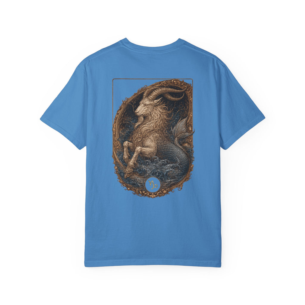 Zodiac Capricorn T-Shirt — Premium Horoscope Art Astrology Tee | December-January Birthday Gift
