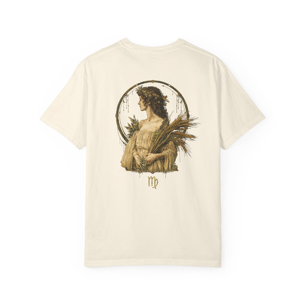 Zodiac Virgo T-Shirt — Horoscope Astrology Wheat Maiden Tee