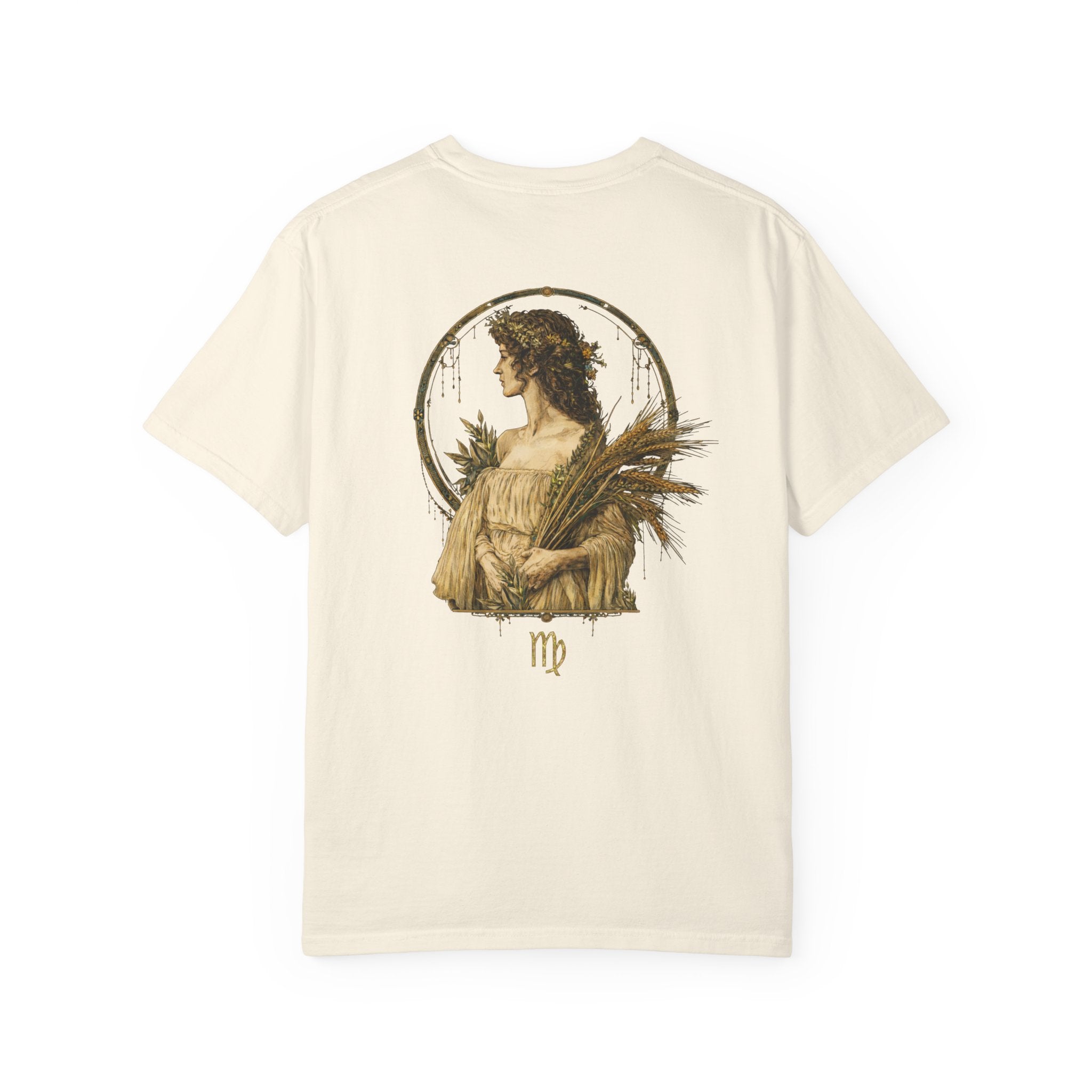 Zodiac Virgo T-Shirt — Horoscope Astrology Wheat Maiden Tee