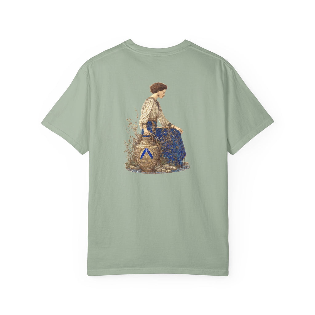 Zodiac Aquarius T-Shirt — Premium Horoscope Art Aquarius Astrology Tee