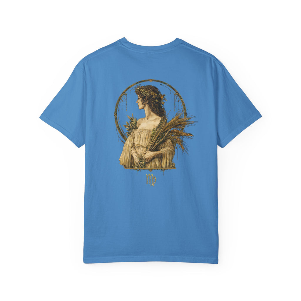 Zodiac Virgo T-Shirt — Horoscope Astrology Wheat Maiden Tee