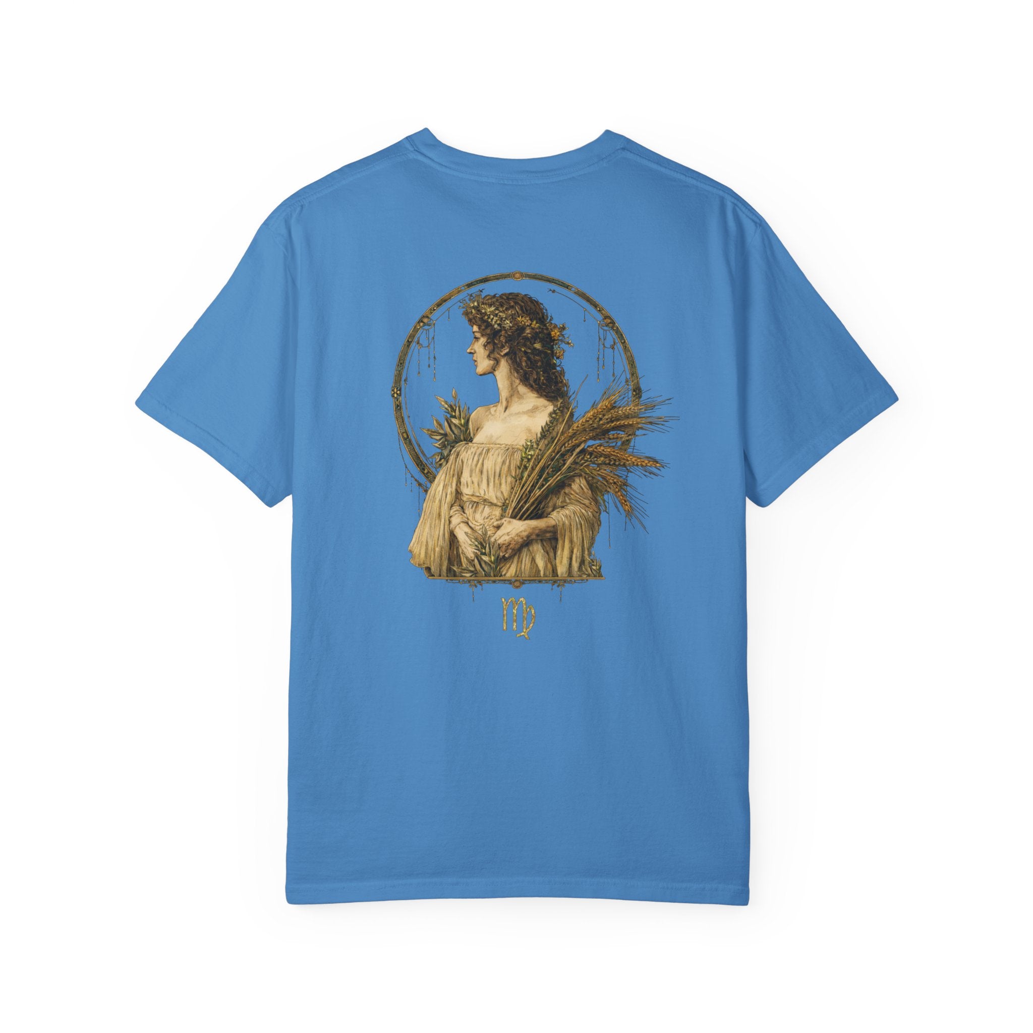 Zodiac Virgo T-Shirt — Horoscope Astrology Wheat Maiden Tee