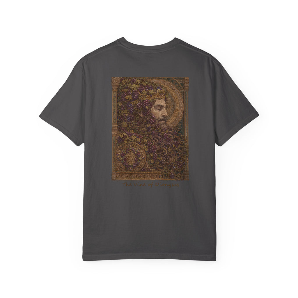 The Vine of Dionysus T-Shirt — Greek God Mythology Art Tee | Dionysus Graphic