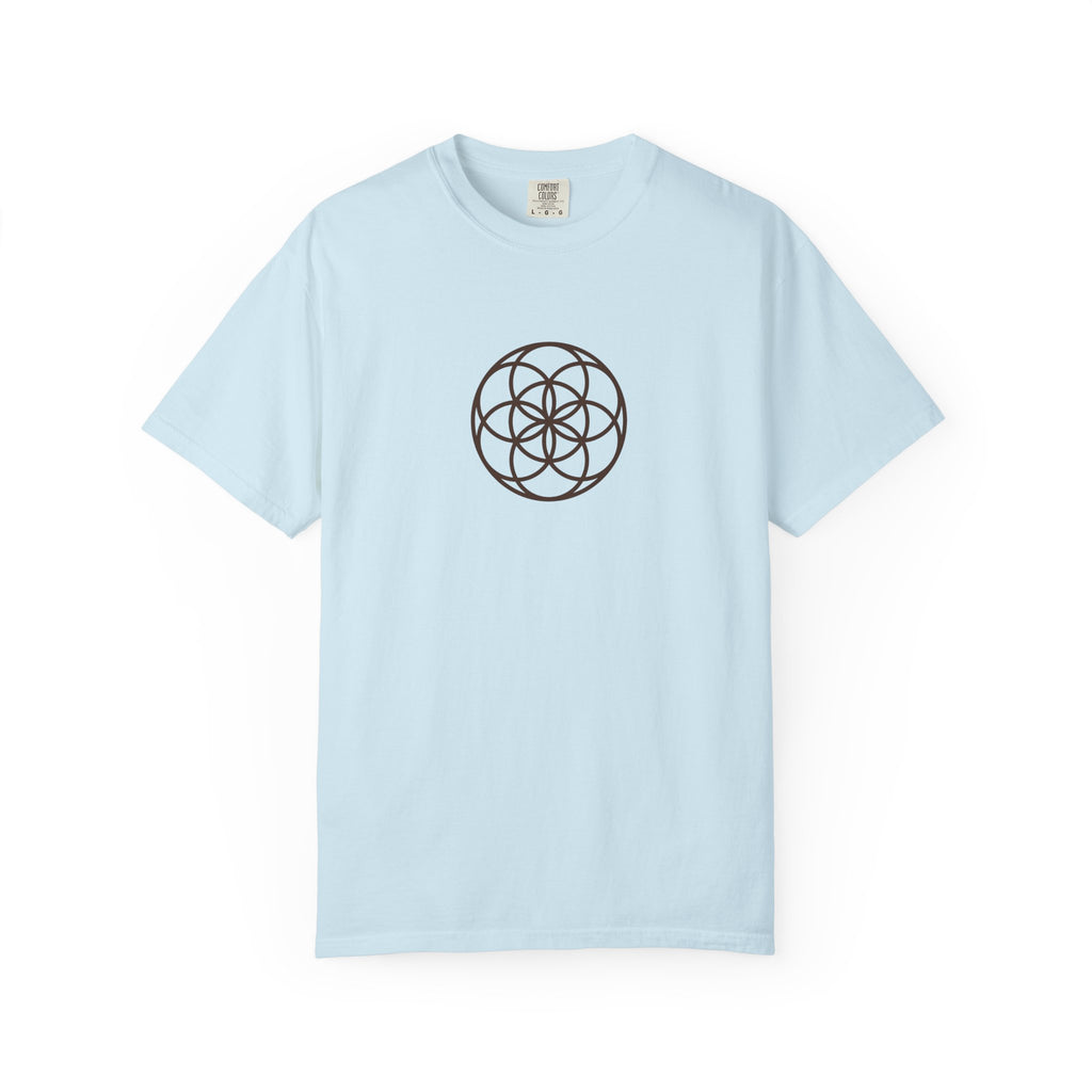 Seed of Life Sacred Geometry T-Shirt — Geometric Diagram Art Tee