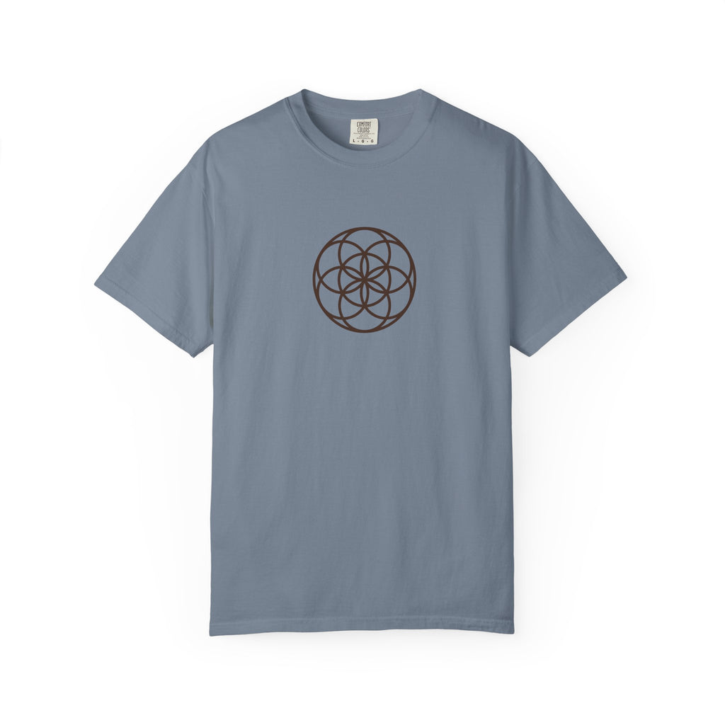 Seed of Life Sacred Geometry T-Shirt — Geometric Diagram Art Tee