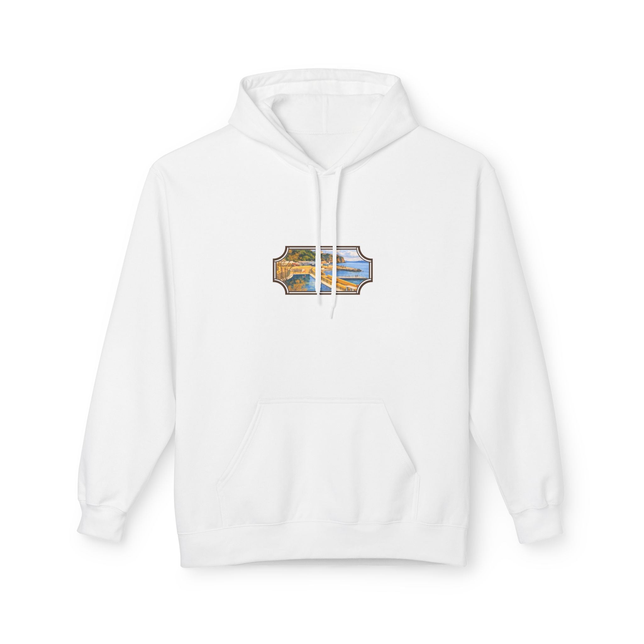 Gibraltar El Quarri Hoodie — Premium Seascape Window Art Hoodie | Gibraltar Heritage Apparel
