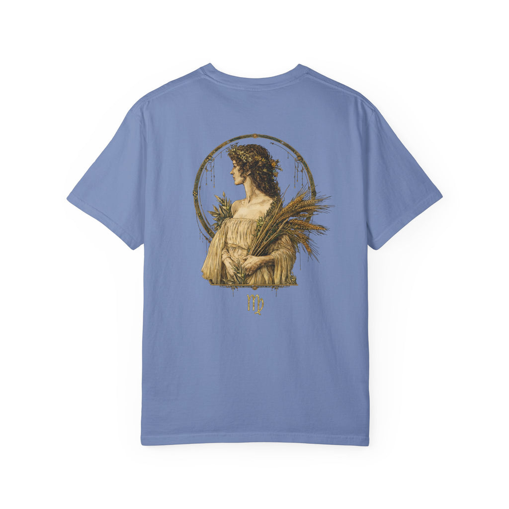 Zodiac Virgo T-Shirt — Horoscope Astrology Wheat Maiden Tee