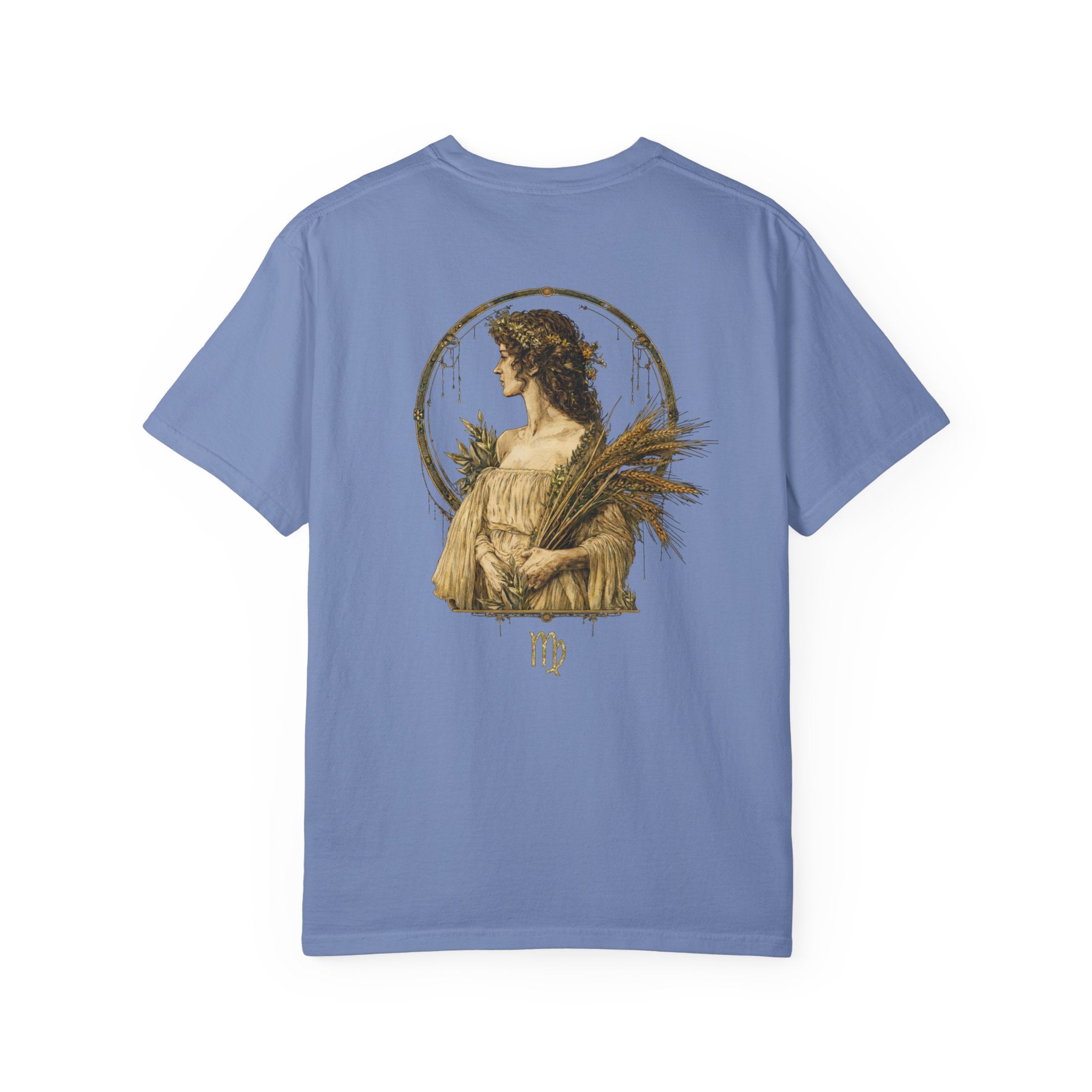 Zodiac Virgo T-Shirt — Horoscope Astrology Wheat Maiden Tee