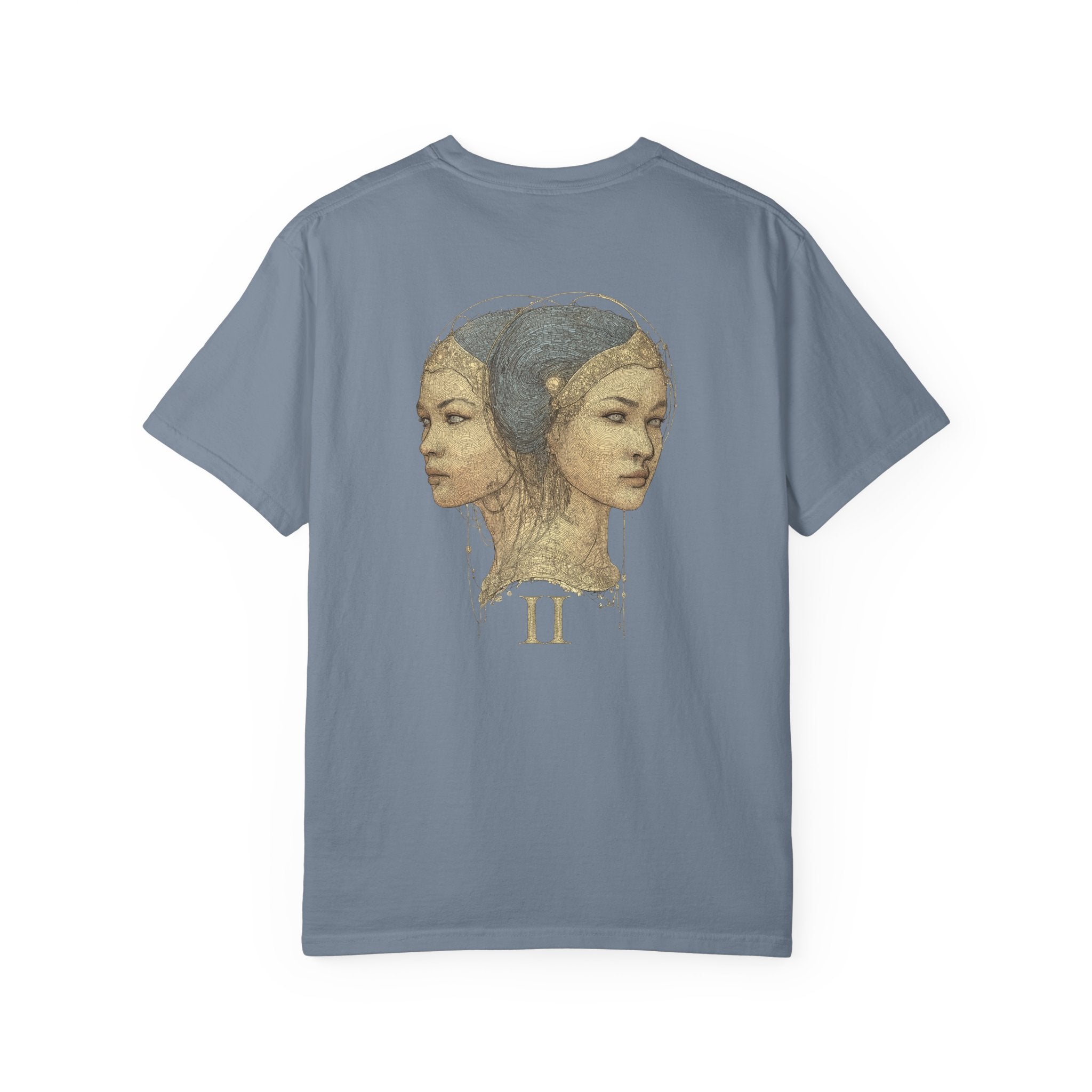 Zodiac Gemini T-Shirt — Premium Horoscope Art Gemini Astrology Tee