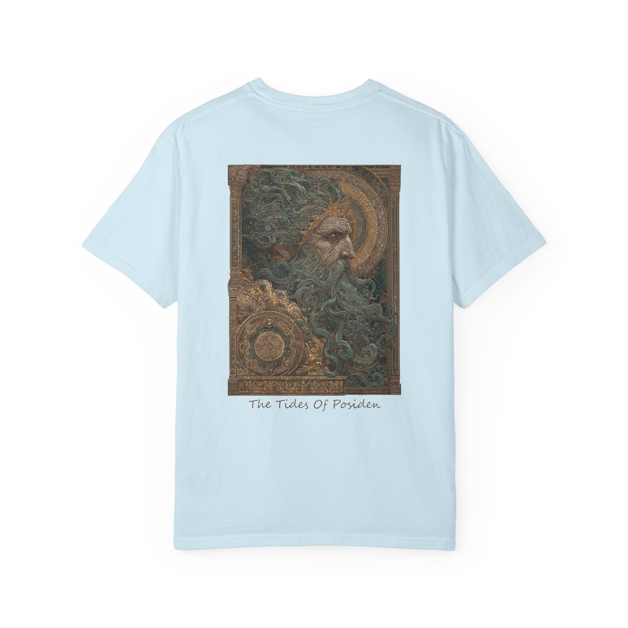 The Tides of Poseidon T-Shirt — Greek God Mythology Art Tee | Poseidon Sea God