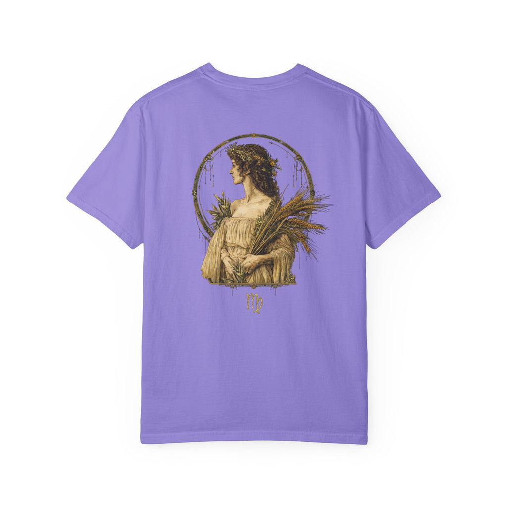 Zodiac Virgo T-Shirt — Horoscope Astrology Wheat Maiden Tee