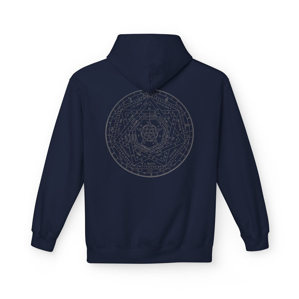 Sigillum Dei Aemeth Hoodie — Occult Symbolism Back Print | Enochian Magic Pullover