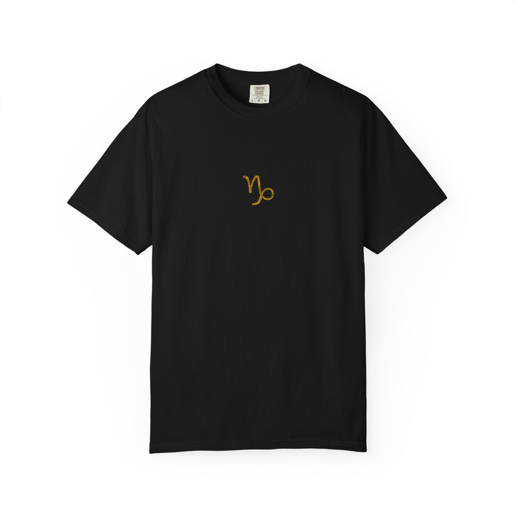 Zodiac Capricorn T-Shirt — Premium Horoscope Art Astrology Tee | December-January Birthday Gift