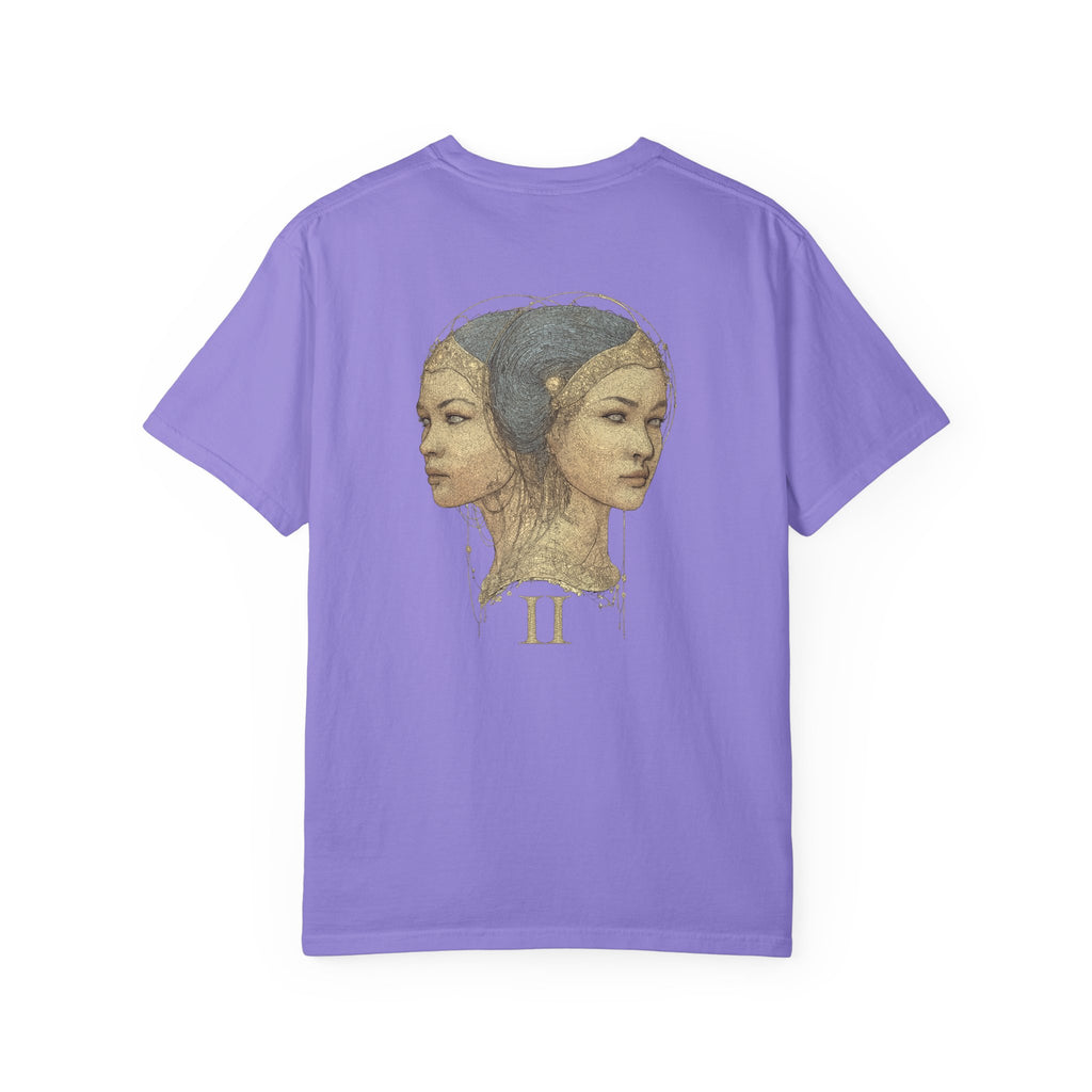 Zodiac Gemini T-Shirt — Premium Horoscope Art Gemini Astrology Tee