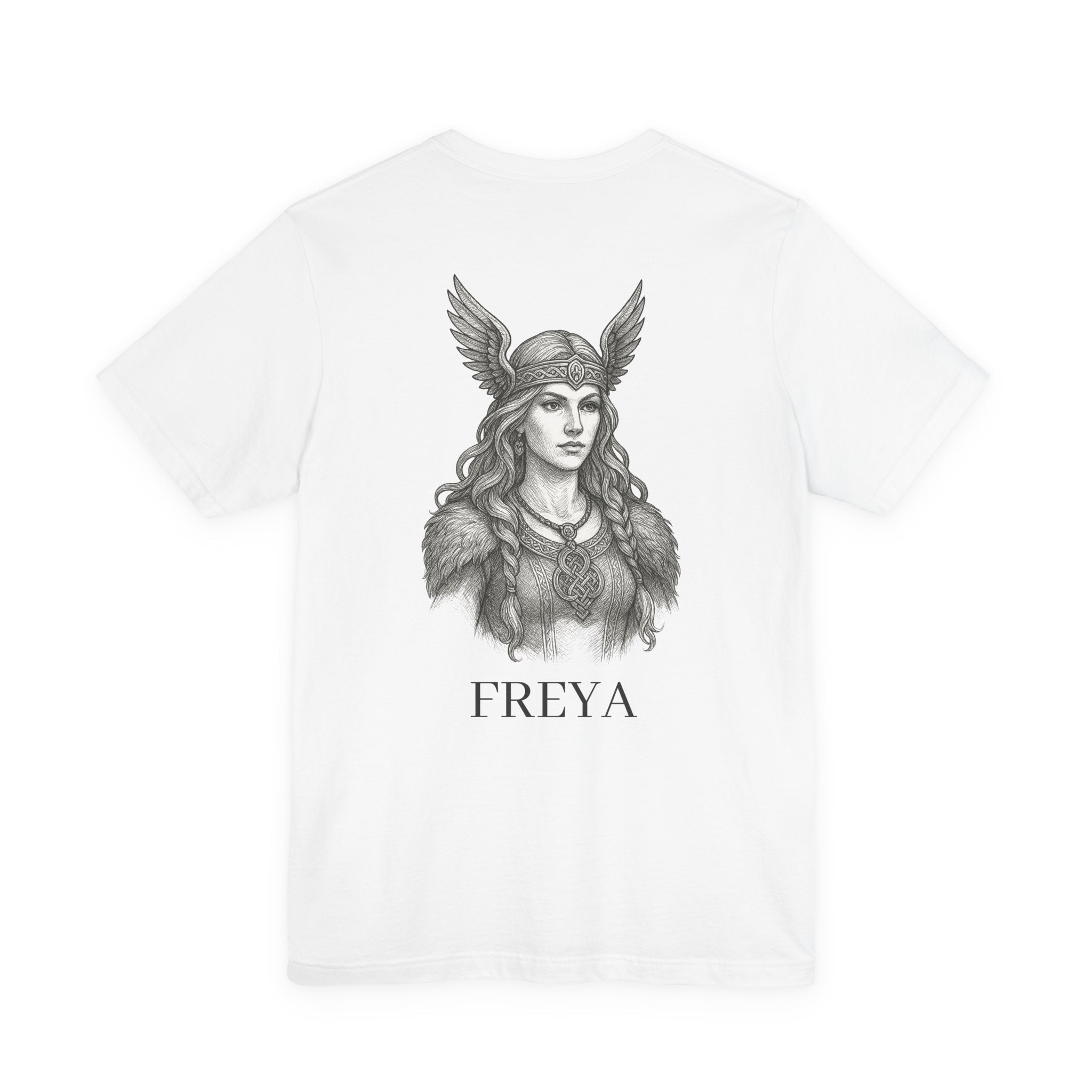 Freya Norse God T-Shirt - Viking Mythology Art Tee