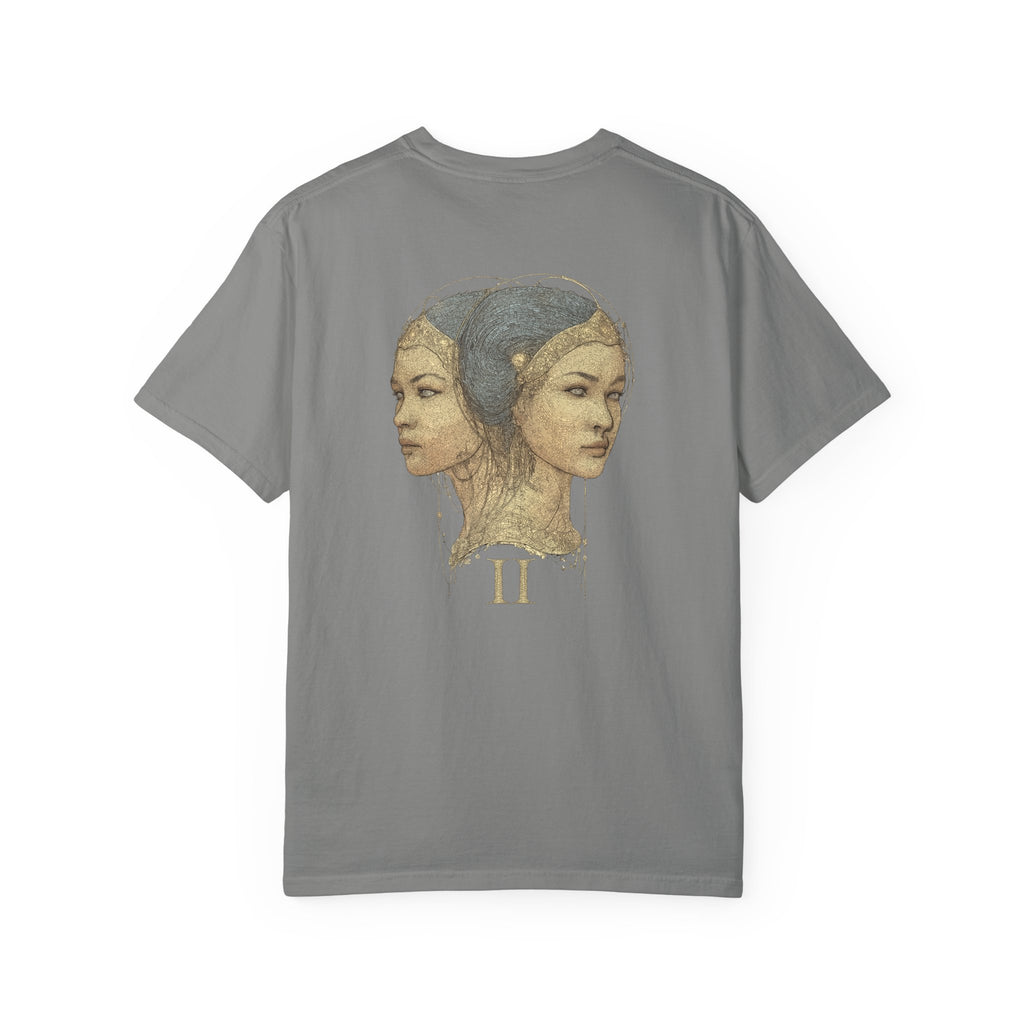 Zodiac Gemini T-Shirt — Premium Horoscope Art Gemini Astrology Tee
