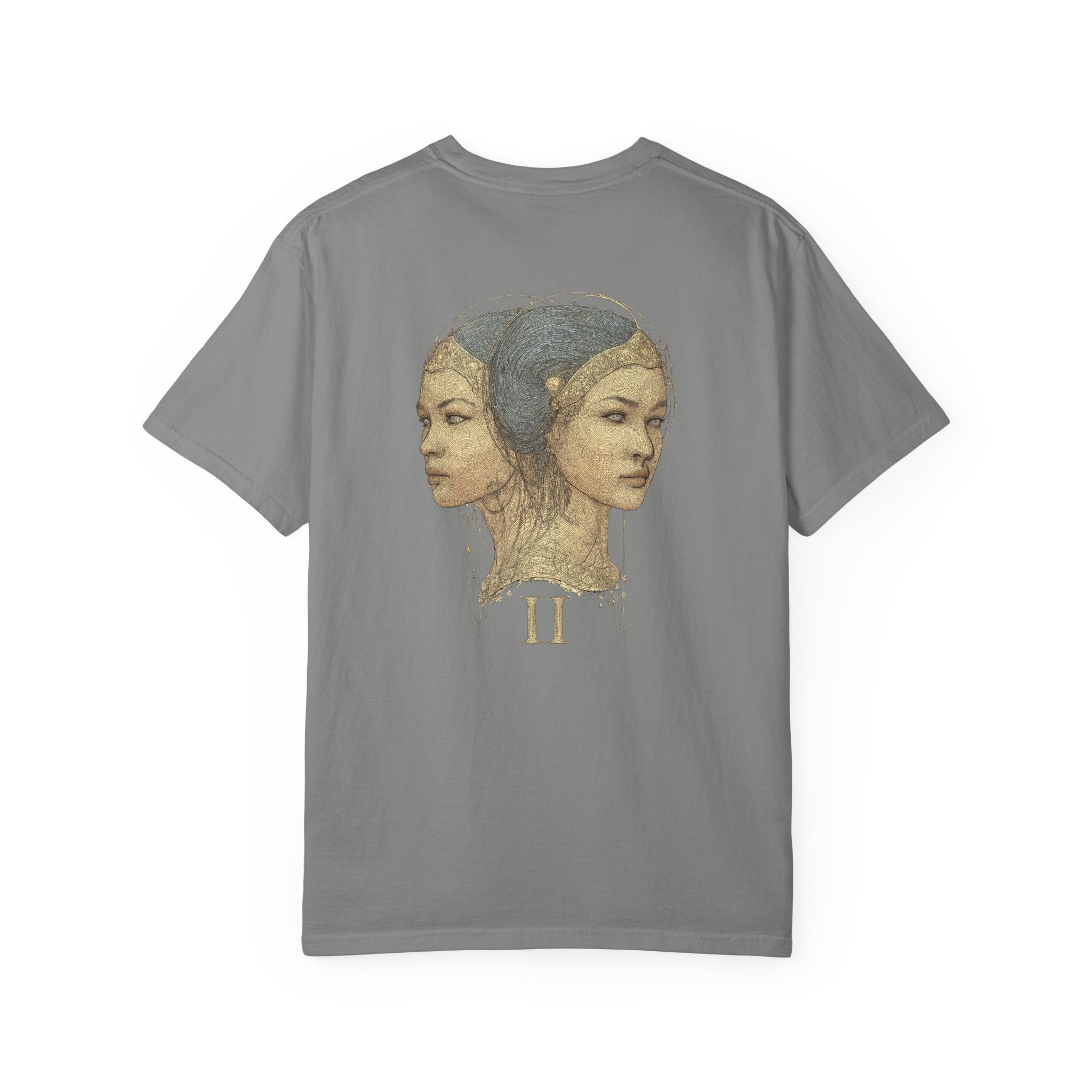 Zodiac Gemini T-Shirt — Premium Horoscope Art Gemini Astrology Tee