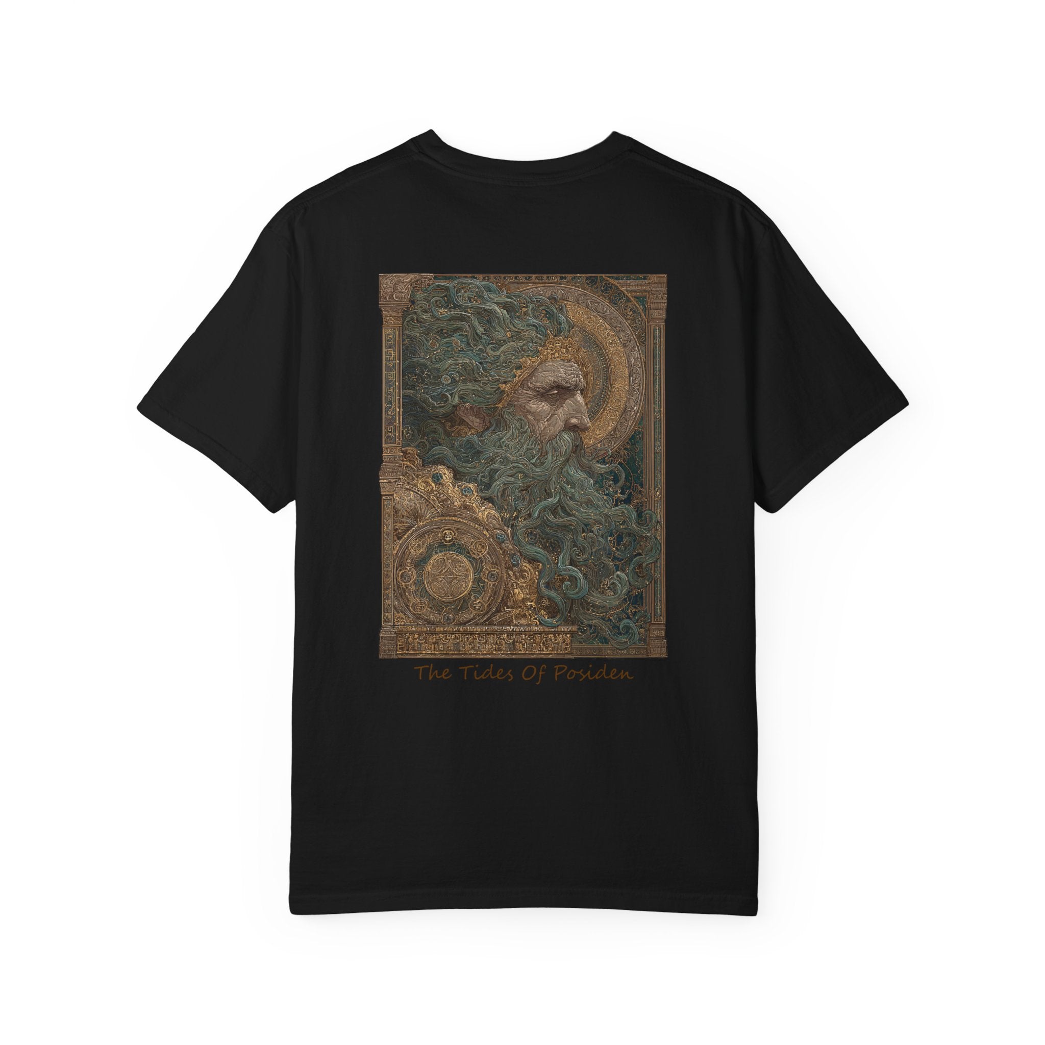 The Tides of Poseidon T-Shirt — Greek God Mythology Art Tee | Poseidon Sea God