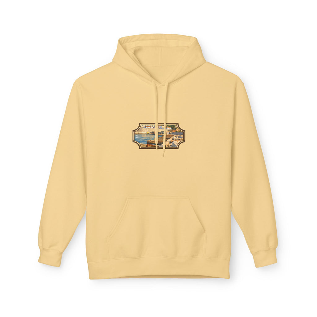 Gibraltar El Rolli Hoodie — Premium Harbor Window Art Hoodie | Gibraltar Heritage Apparel