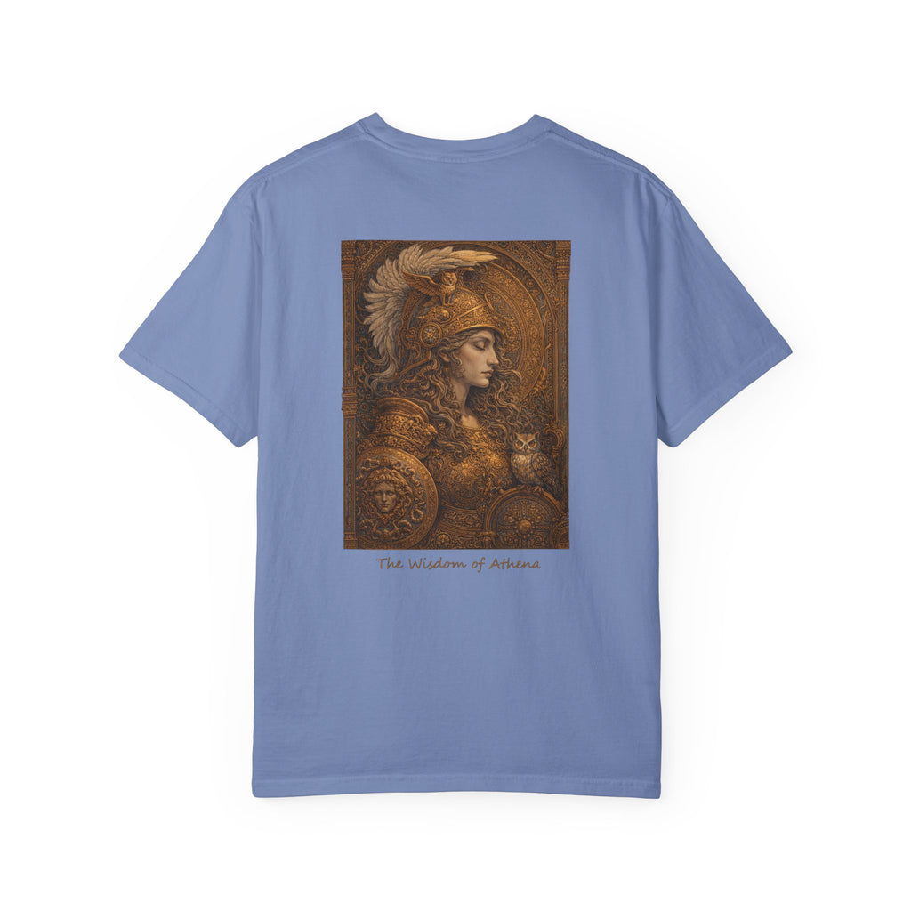 The Wisdom of Athena T-Shirt — Greek Goddess Mythology Art Tee | Athena Wisdom