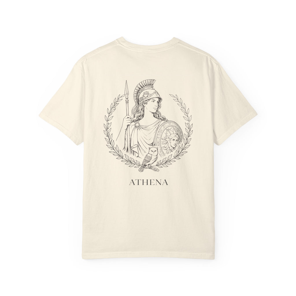 Goddess Athena T-Shirt — Greek Mythology Goddess of Wisdom Art Tee