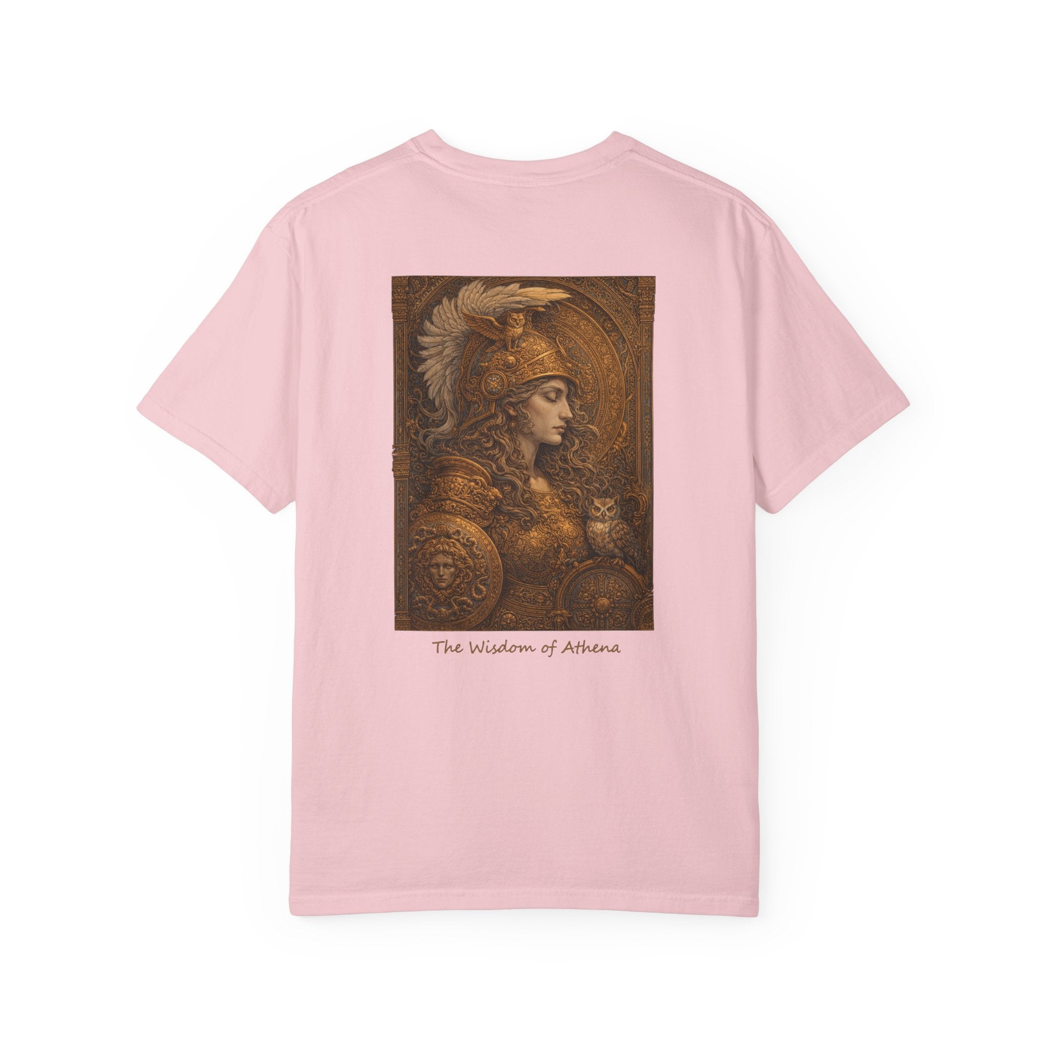 The Wisdom of Athena T-Shirt — Greek Goddess Mythology Art Tee | Athena Wisdom