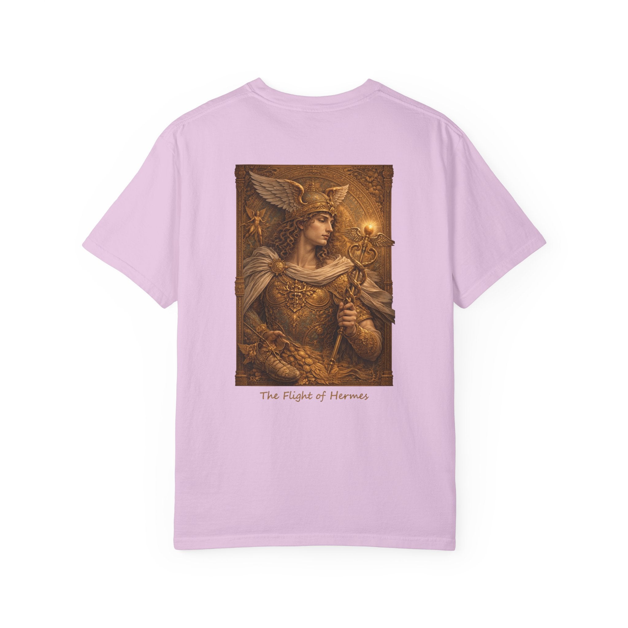 The Flight of Hermes T-Shirt — Greek God Mythology Art Tee | Hermes Messenger
