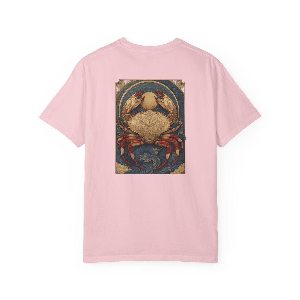 Zodiac Cancer T-Shirt — Premium Horoscope Art Cancer Astrology Tee