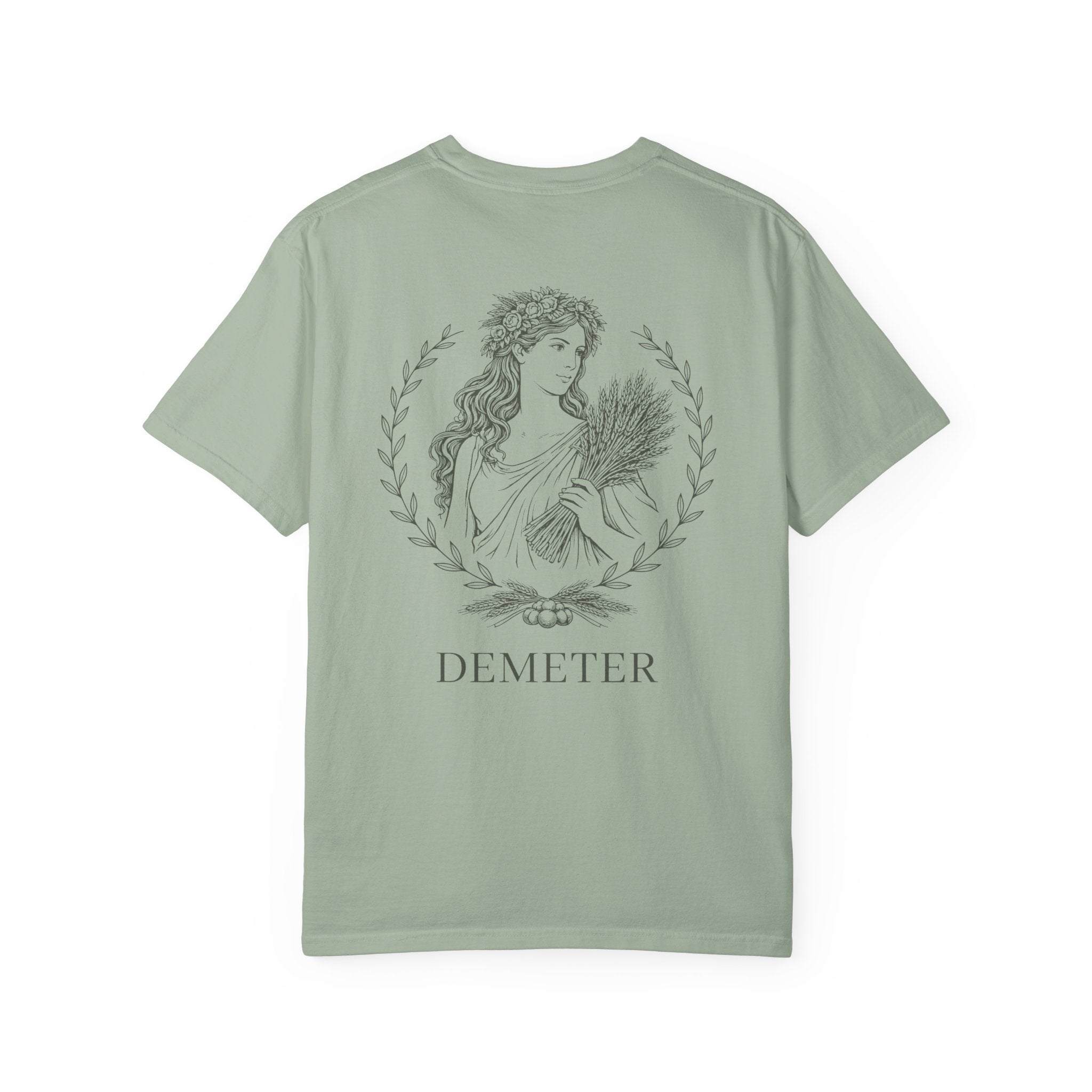 Goddess Demeter T-Shirt — Greek Mythology Goddess of Harvest Art Tee