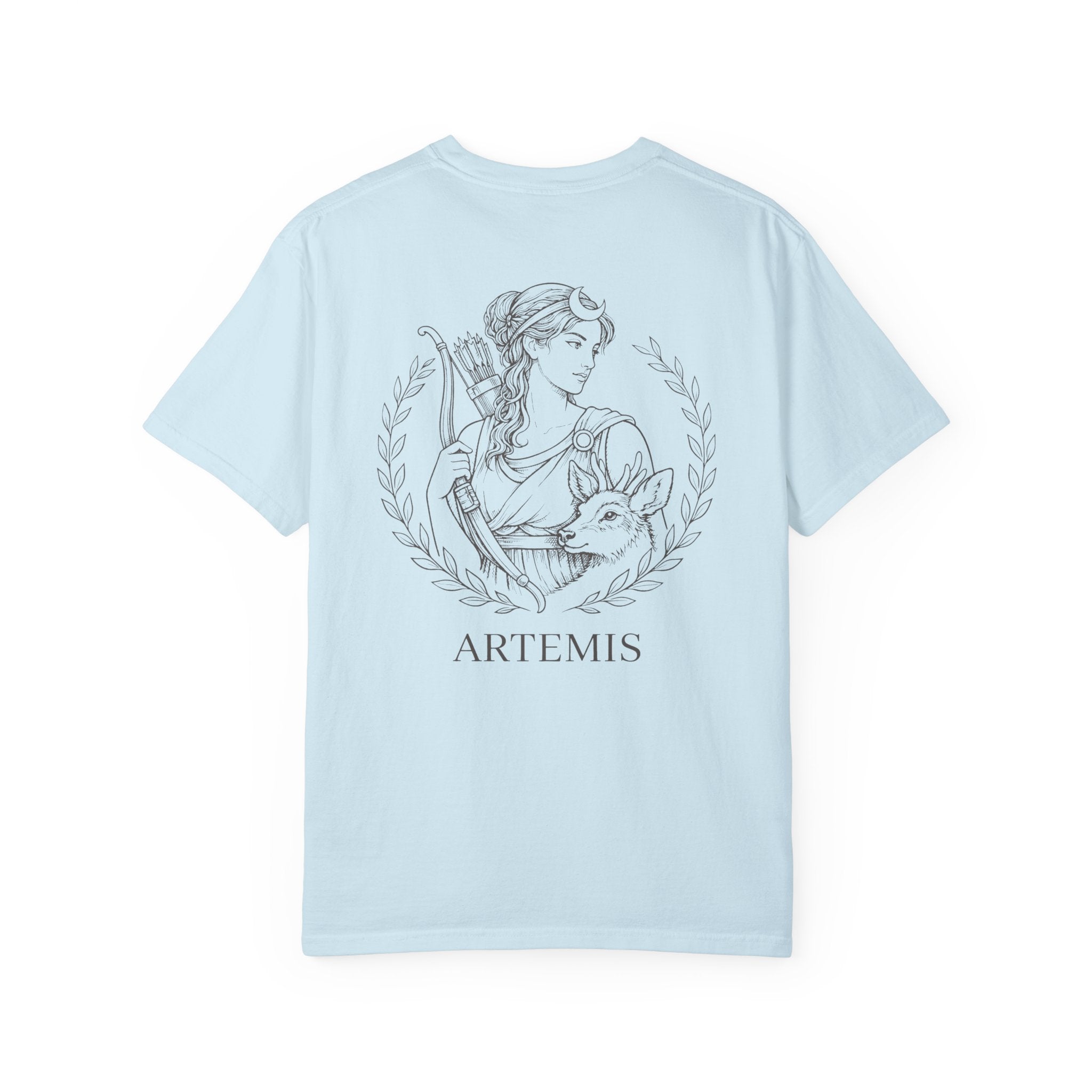 Goddess Artemis T-Shirt — Greek Mythology Goddess of the Hunt Art Tee