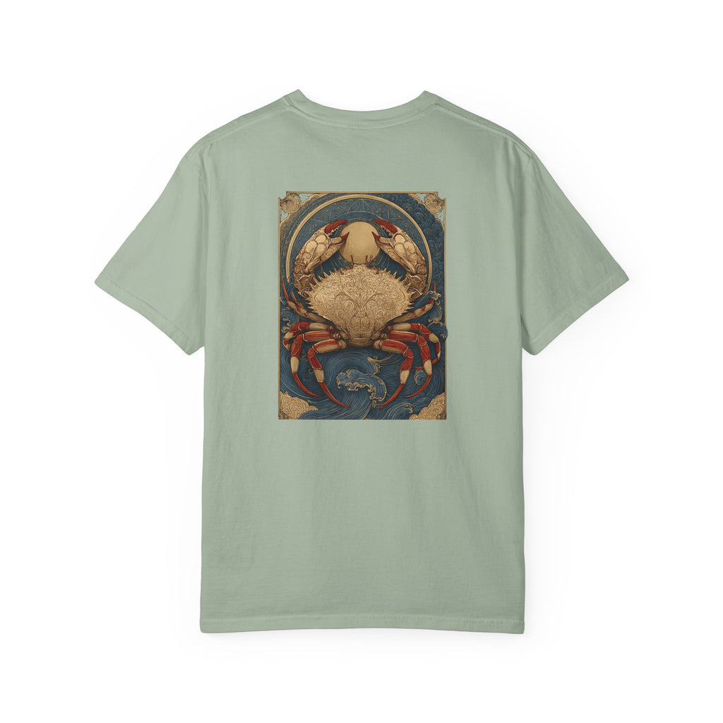Zodiac Cancer T-Shirt — Premium Horoscope Art Cancer Astrology Tee