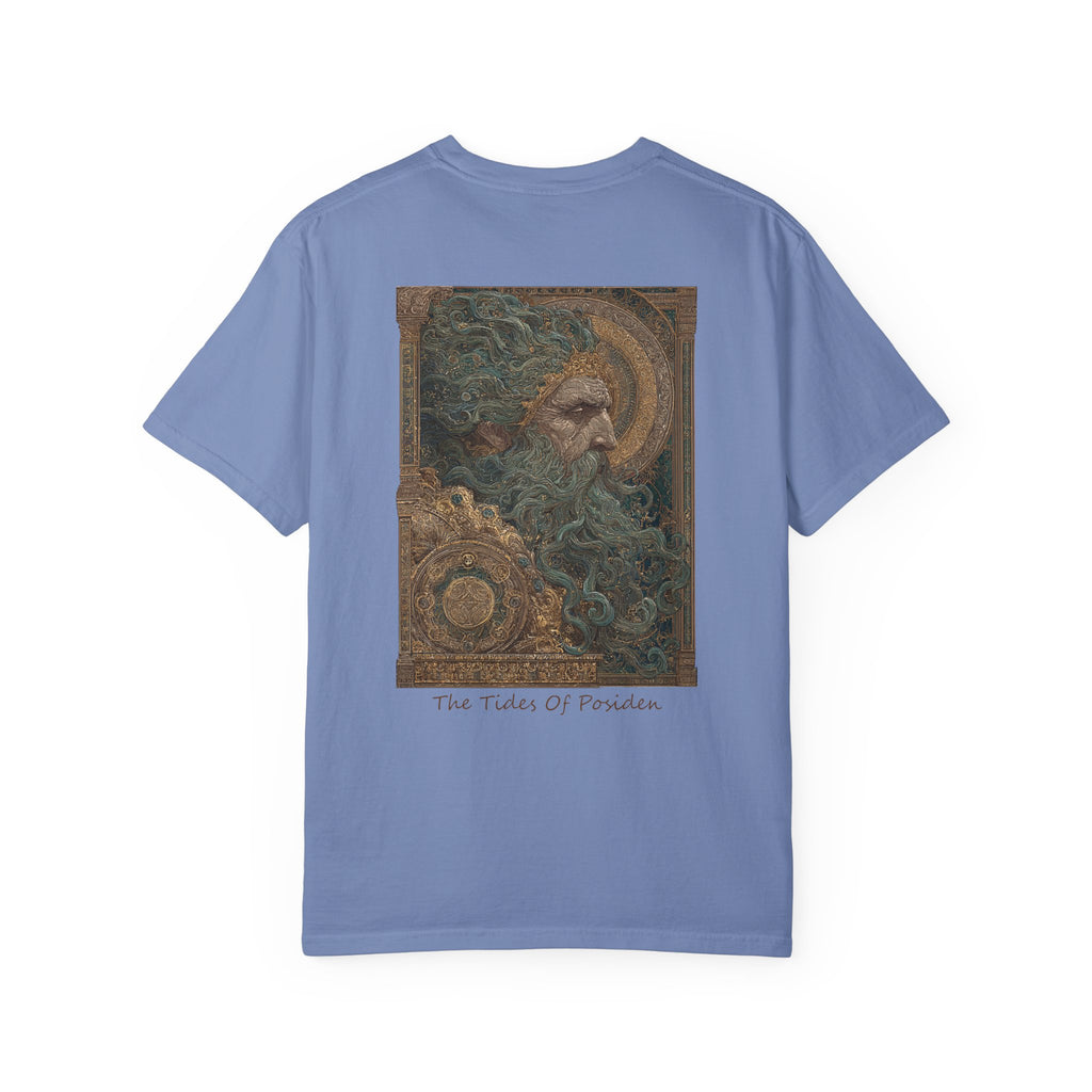 The Tides of Poseidon T-Shirt — Greek God Mythology Art Tee | Poseidon Sea God