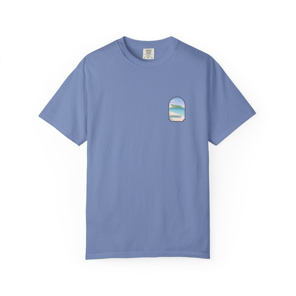 Gibraltar T-Shirt — Del Poniente Coastal Graphic Tee | Mediterranean Landmark