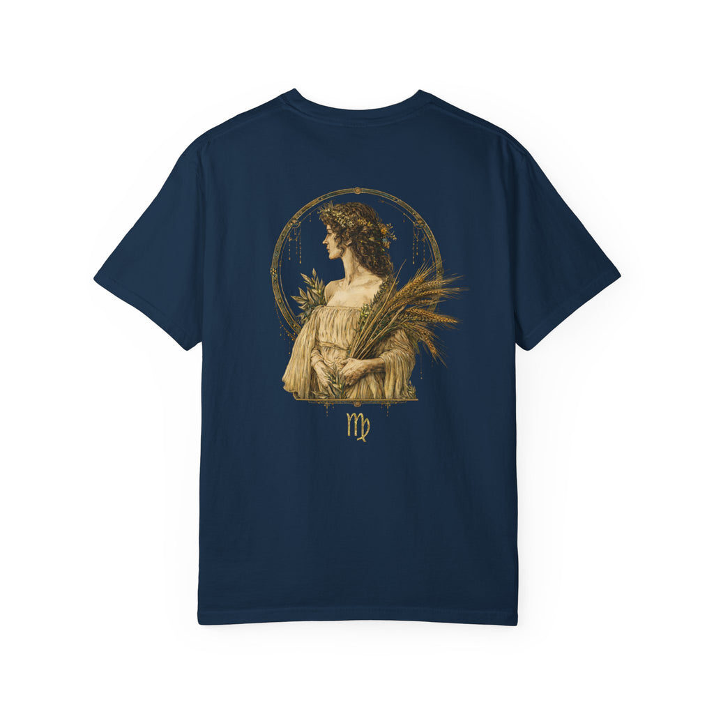 Zodiac Virgo T-Shirt — Horoscope Astrology Wheat Maiden Tee