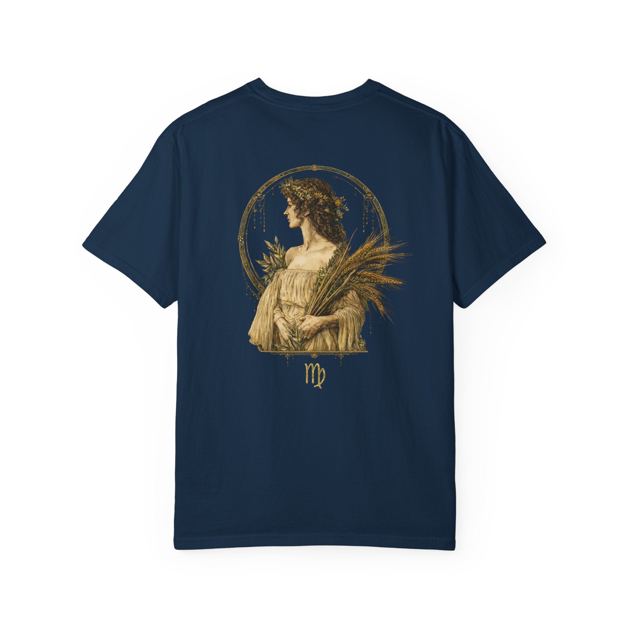 Zodiac Virgo T-Shirt — Horoscope Astrology Wheat Maiden Tee