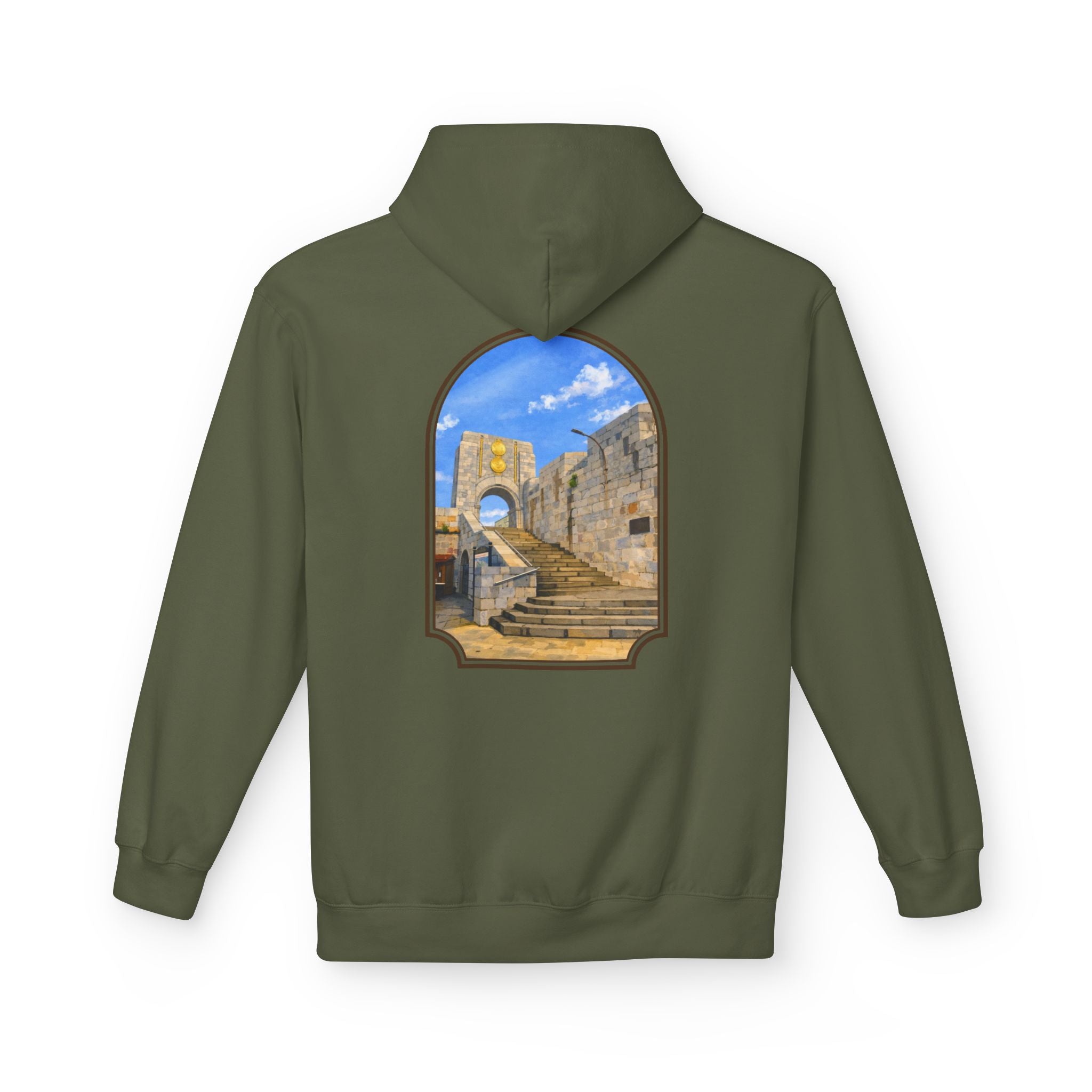 Gibraltar La Ecalera Americana Hoodie | Premium Graphic Hoodie
