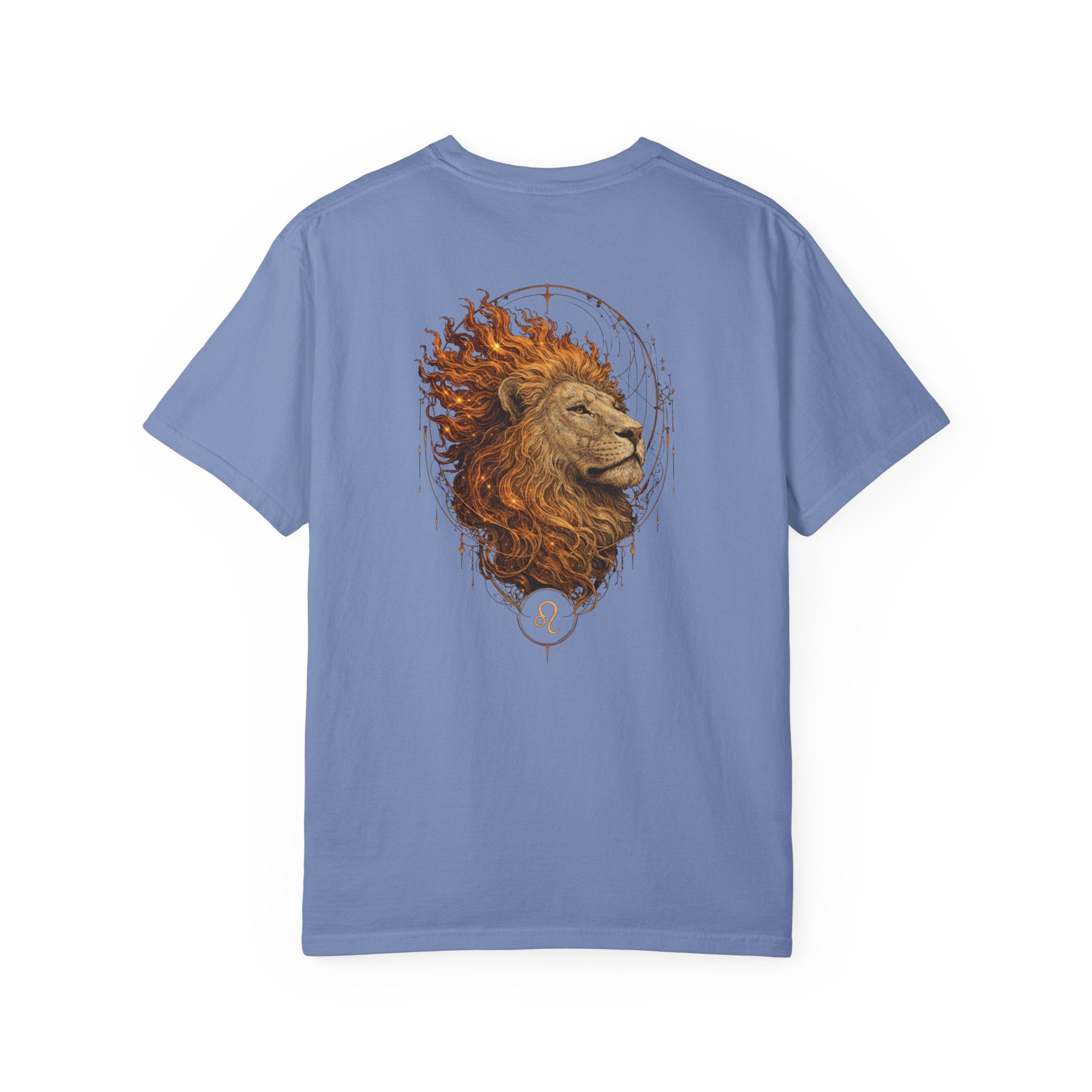 Zodiac Leo T-Shirt — Premium Horoscope Art Astrology Tee | July-August Birthday Gift