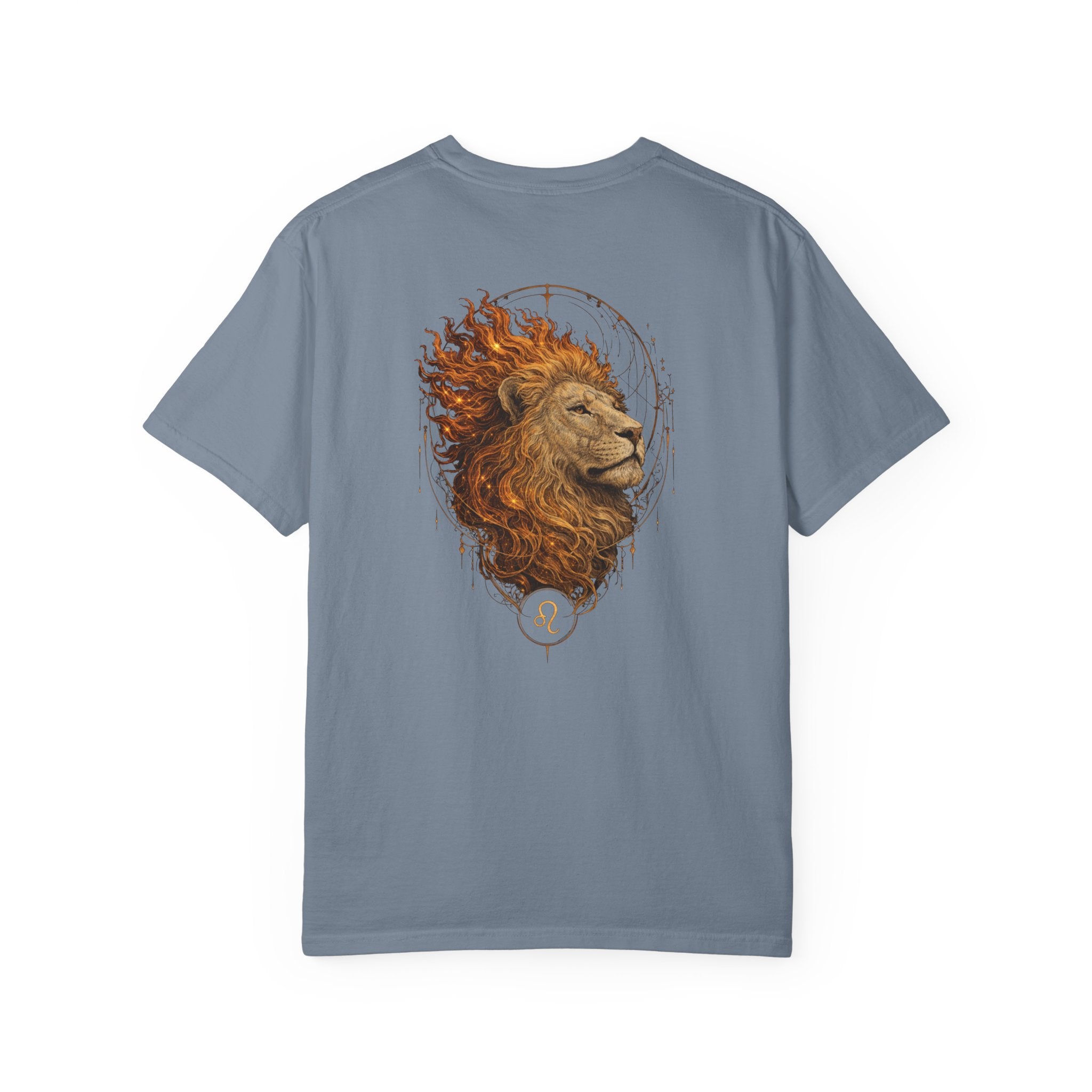 Zodiac Leo T-Shirt — Premium Horoscope Art Astrology Tee | July-August Birthday Gift