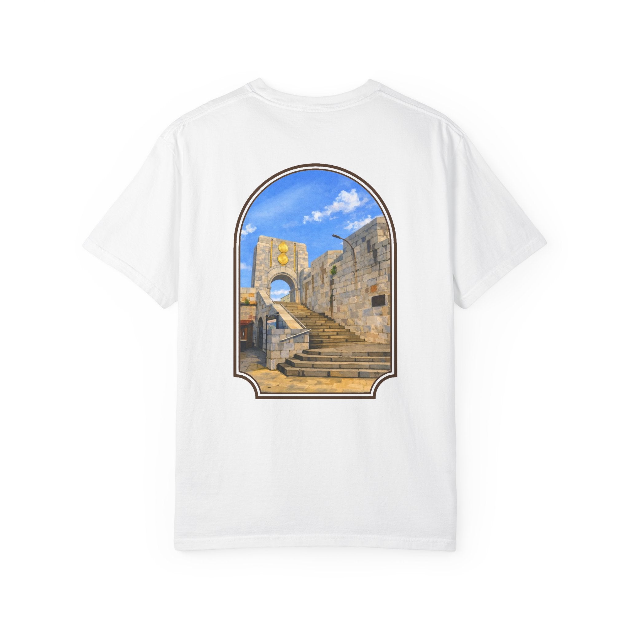 Gibraltar La Ecalera Americana T-Shirt | Premium Garment-Dyed Tee