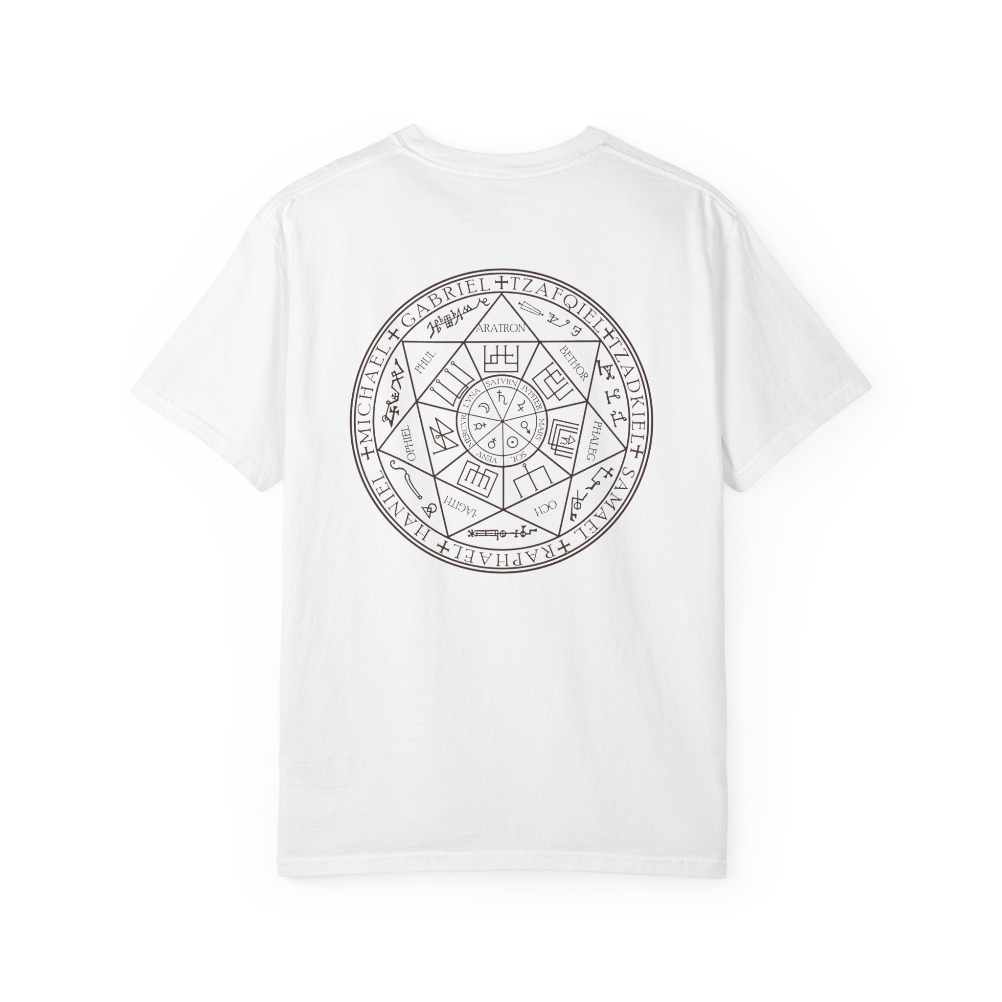 Planetary Sigils & Archangels T-Shirt — Alchemical Circle Occult Tee