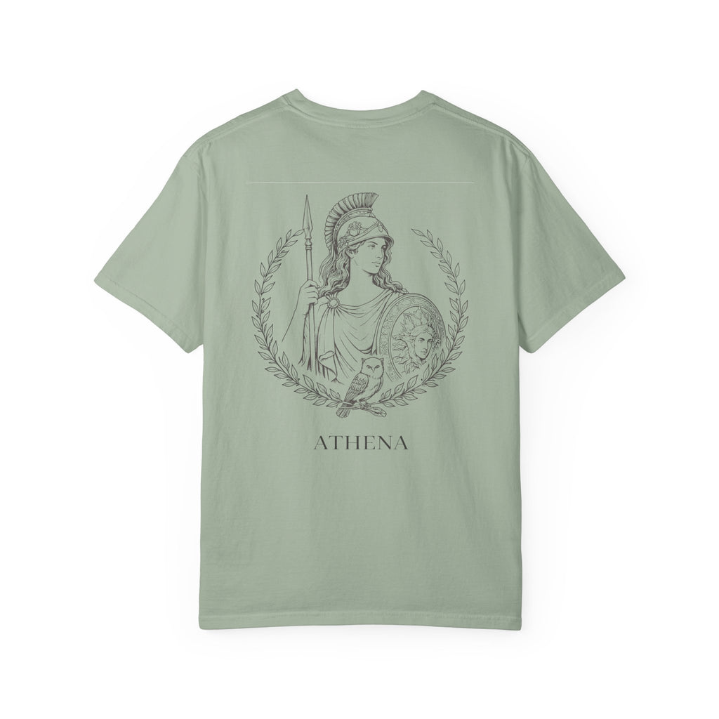 Goddess Athena T-Shirt — Greek Mythology Goddess of Wisdom Art Tee
